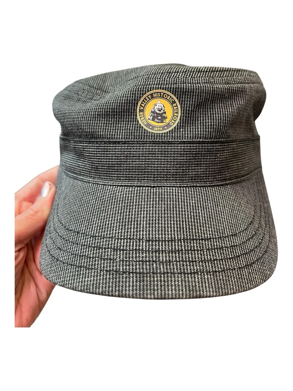 Kids Heber Valley Historic Railroad Cadet Hat District Gray Cap